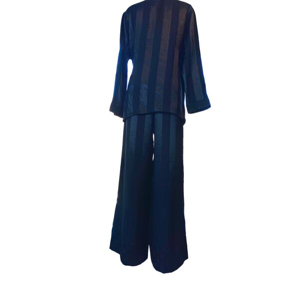 NWOT Victoria's Secret STUNNING 2 Pc Lounge Set Black Women's Size M/L - Picture 2 of 13